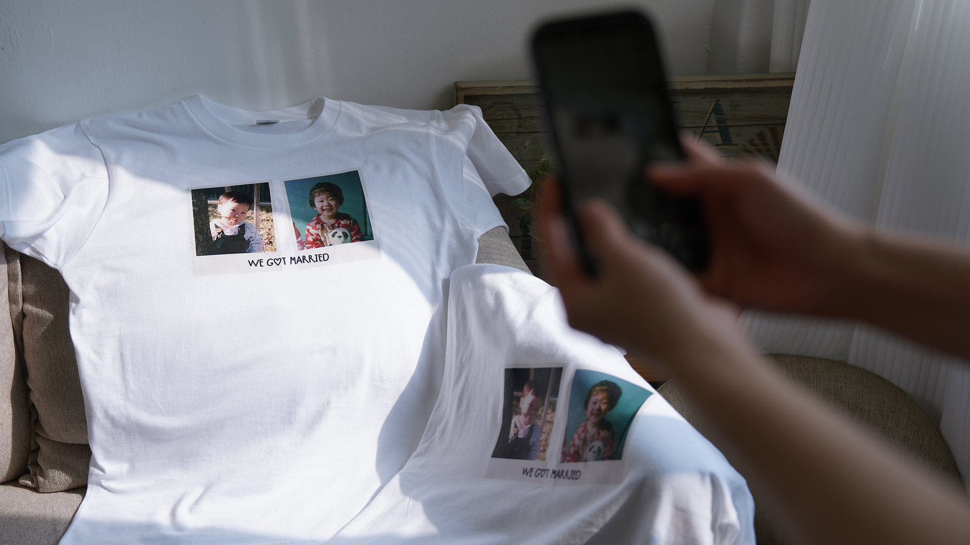 Love Polaroid T-shirt (1set)