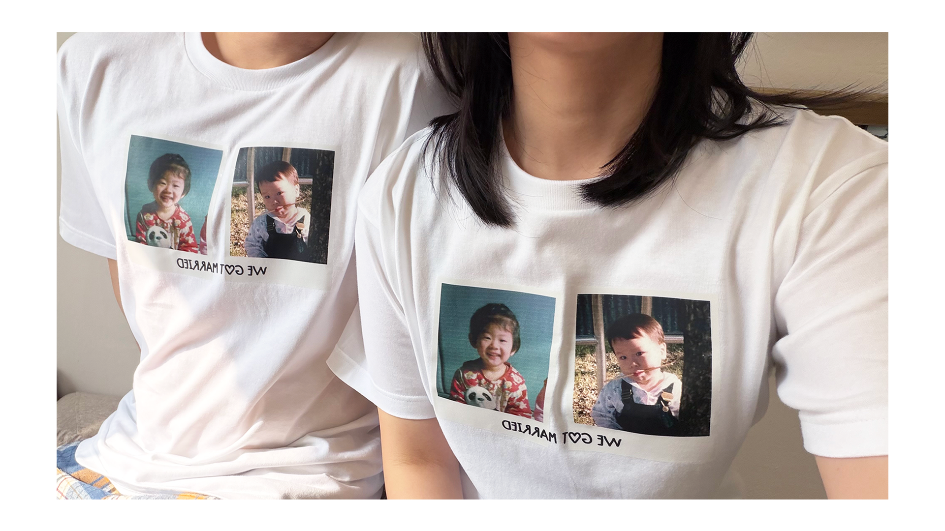 Love Polaroid T-shirt (1set)