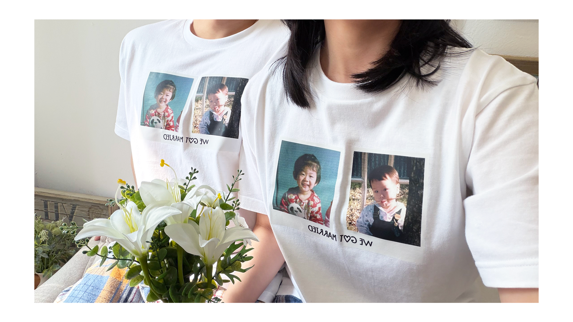 Love Polaroid T-shirt (1set)