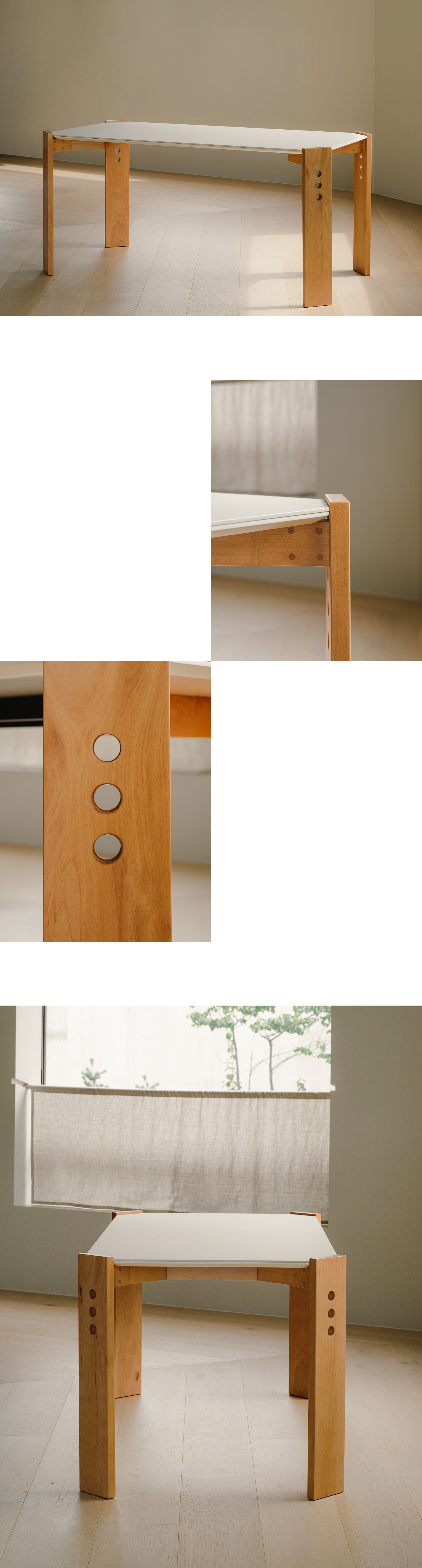 PIP DINING TABLE | CERAMIC DETAIL