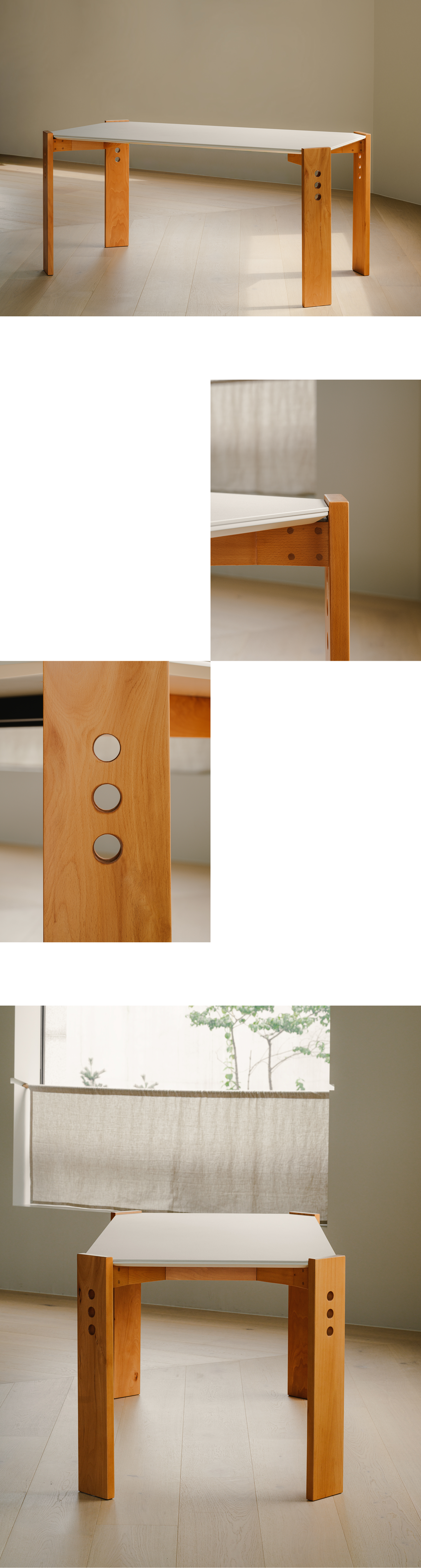 PIP DINING TABLE | CERAMIC DETAIL