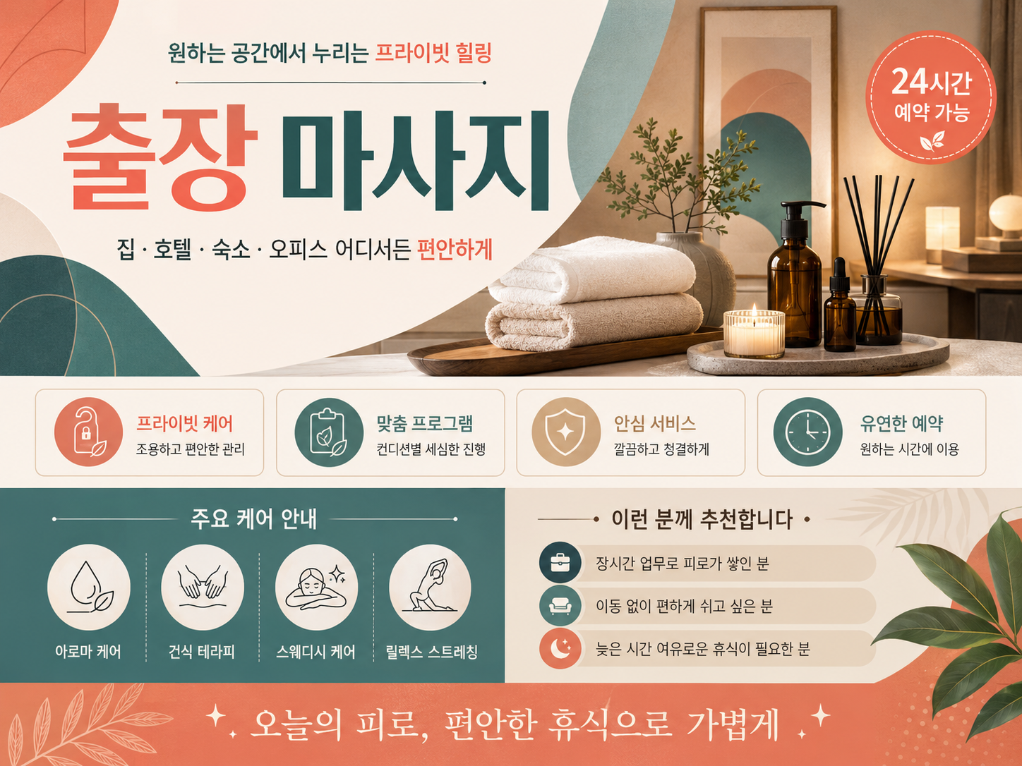 송북동 출장 마사지 반복되는 두통 완화 케어 근육 이완 중심 맞춤형 프라이빗 서비스