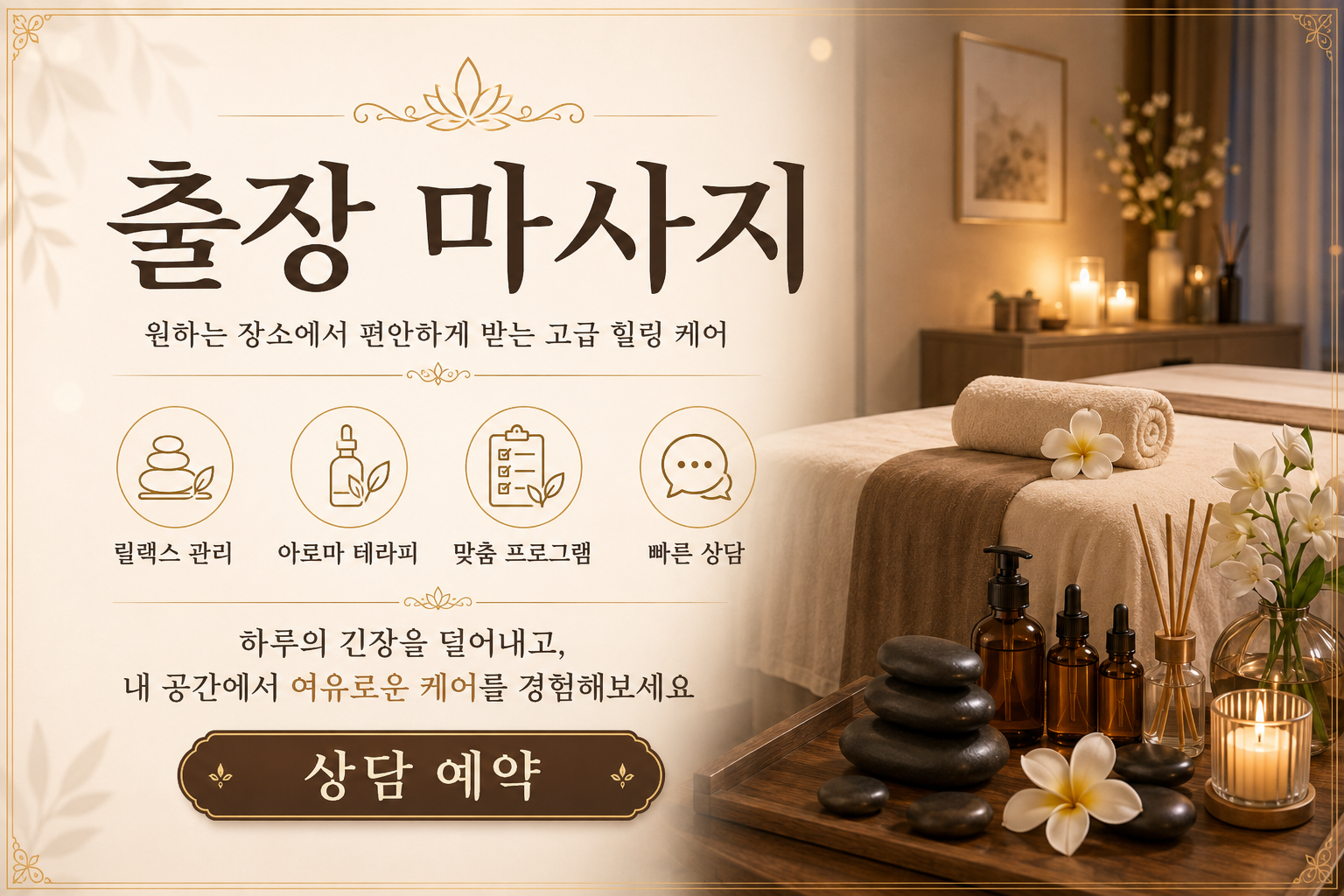 과천동 출장 마사지 운동회복 중심 생활 균형 관리 프로그램으로 편안한 회복 환경을 지원하는 방문 서비스