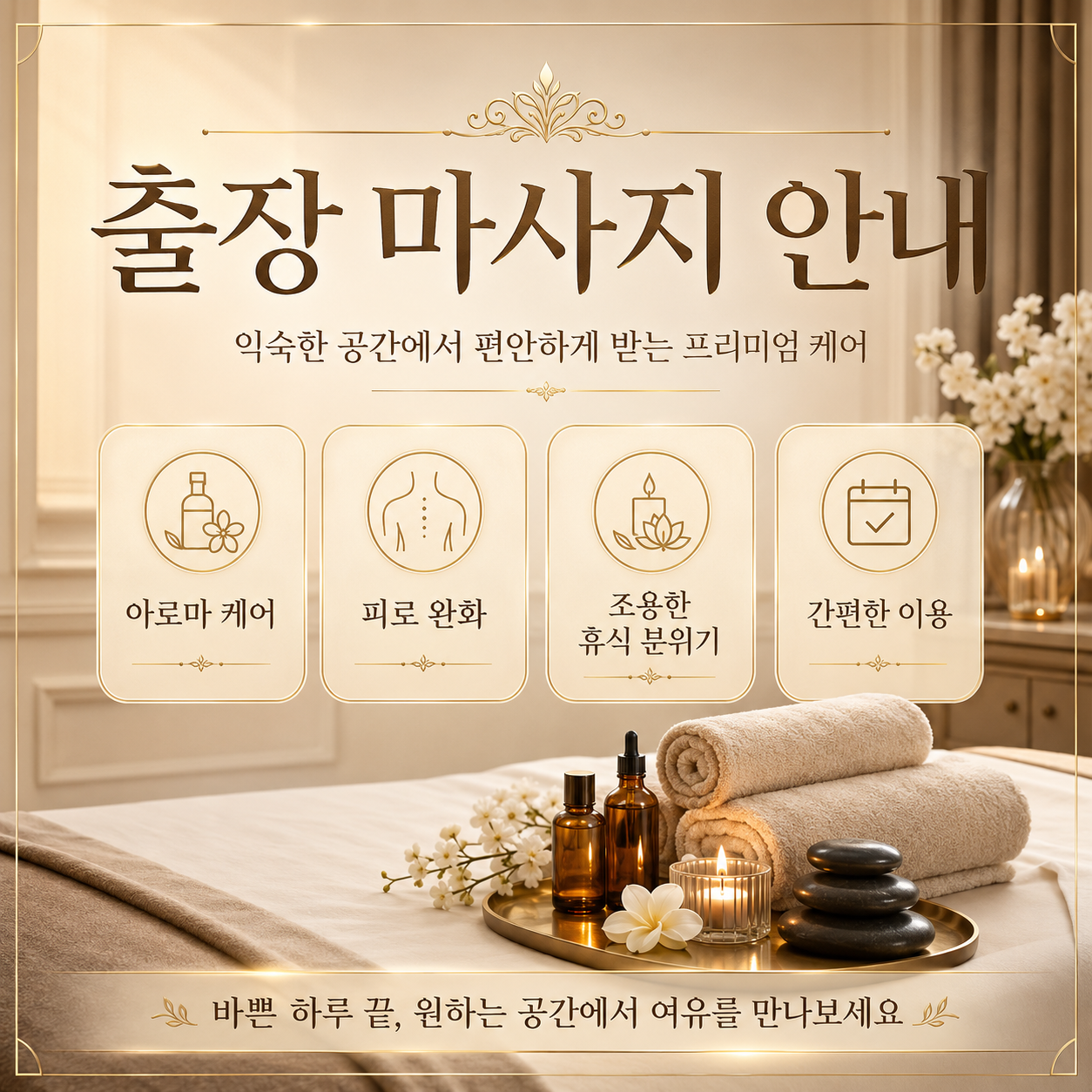 오전동 출장 마사지 면역력 관리 중심 혼잣말형 프리미엄 방문 케어 프로그램으로 자신만의 휴식 시간을 지원하는 서비스