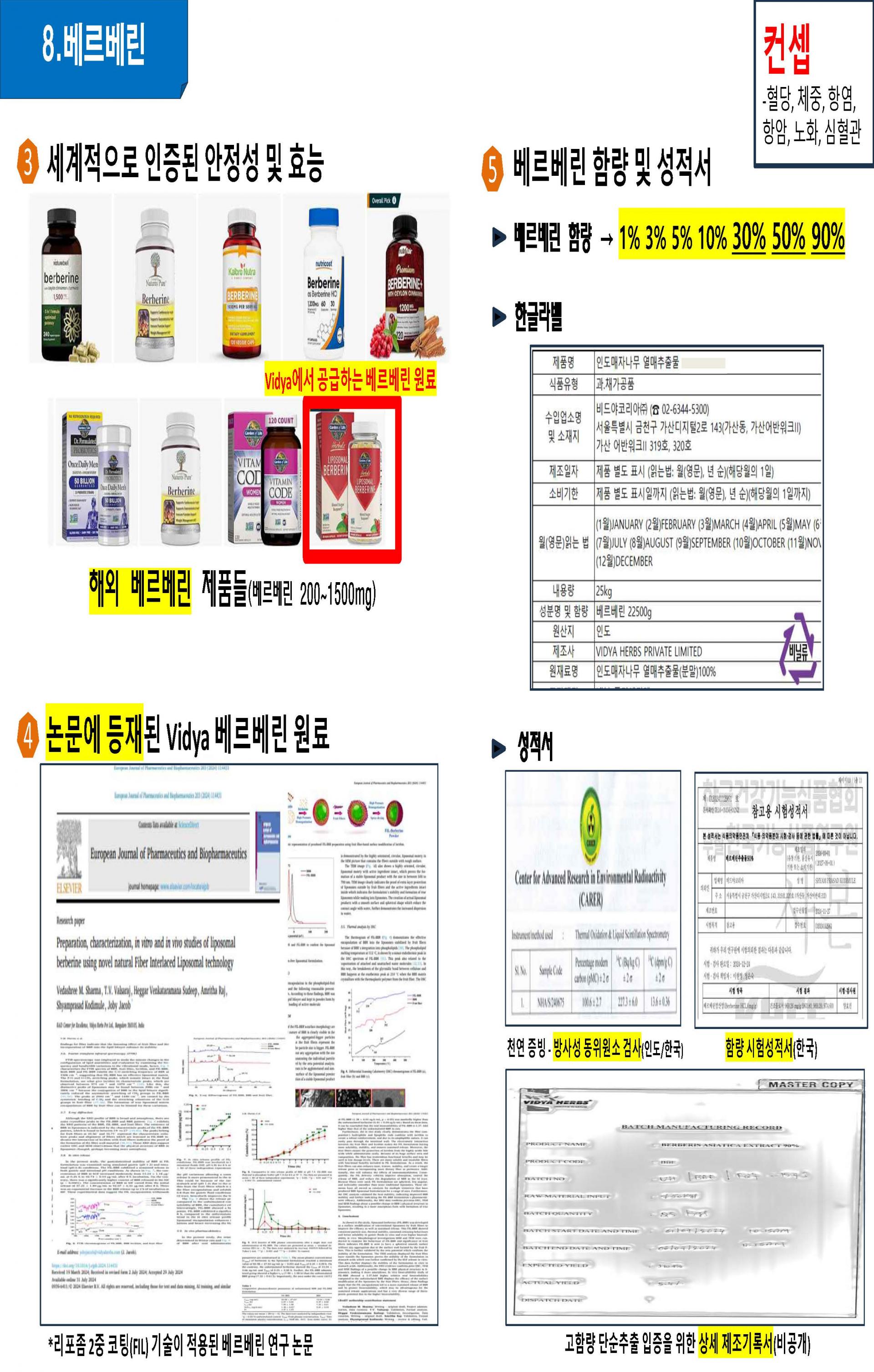 인도매자나무열매추출물