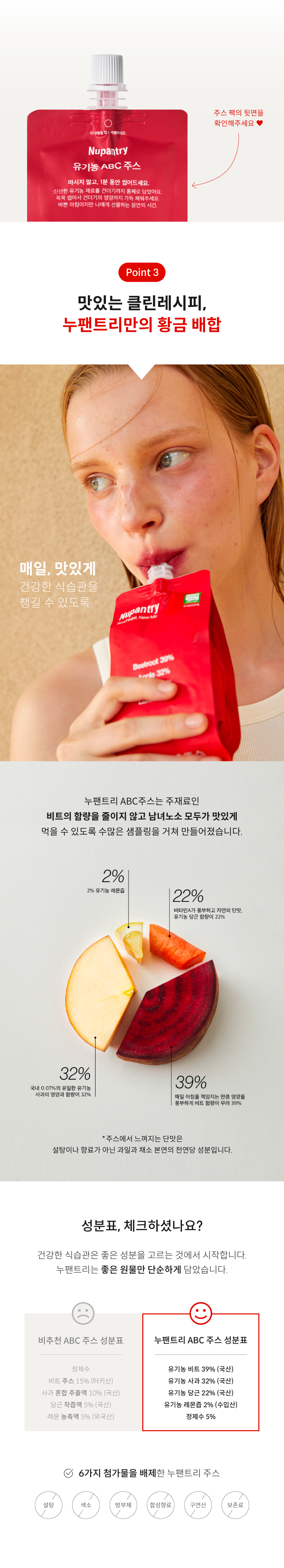[정기배송] 누팬트리 갈아만든 유기농 ABC쥬스 200ml x 28팩