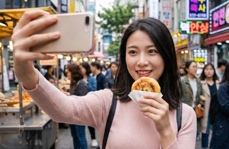 왕홍 마케팅 촬영 이미지