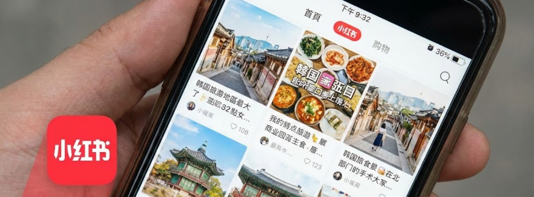 샤오홍슈 인앱 화면