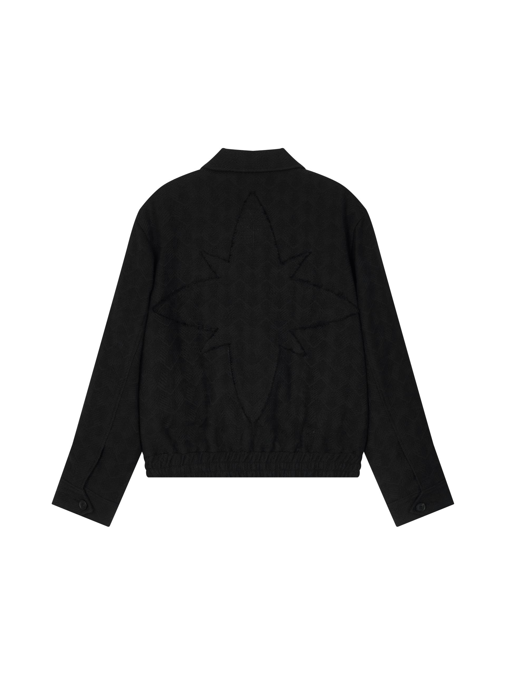 [PR:ET A PORTER] STAR APPLIQUE BLOUSON (BLACK)