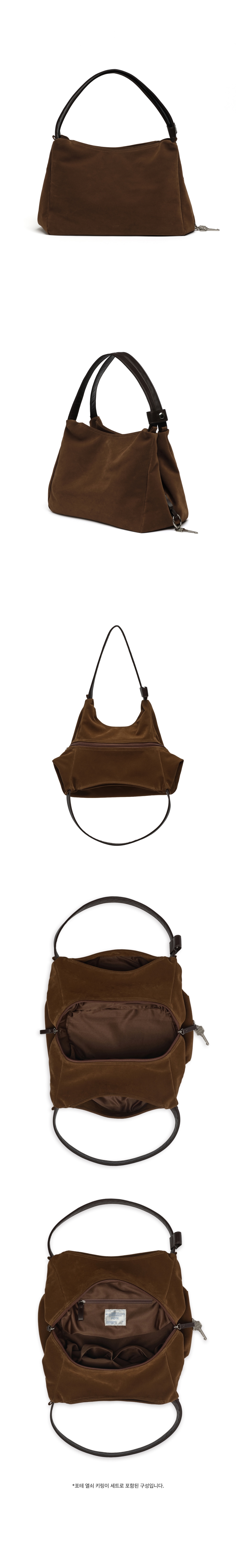 0018 One Drop Shoulder Bag_Dry Leather Black
