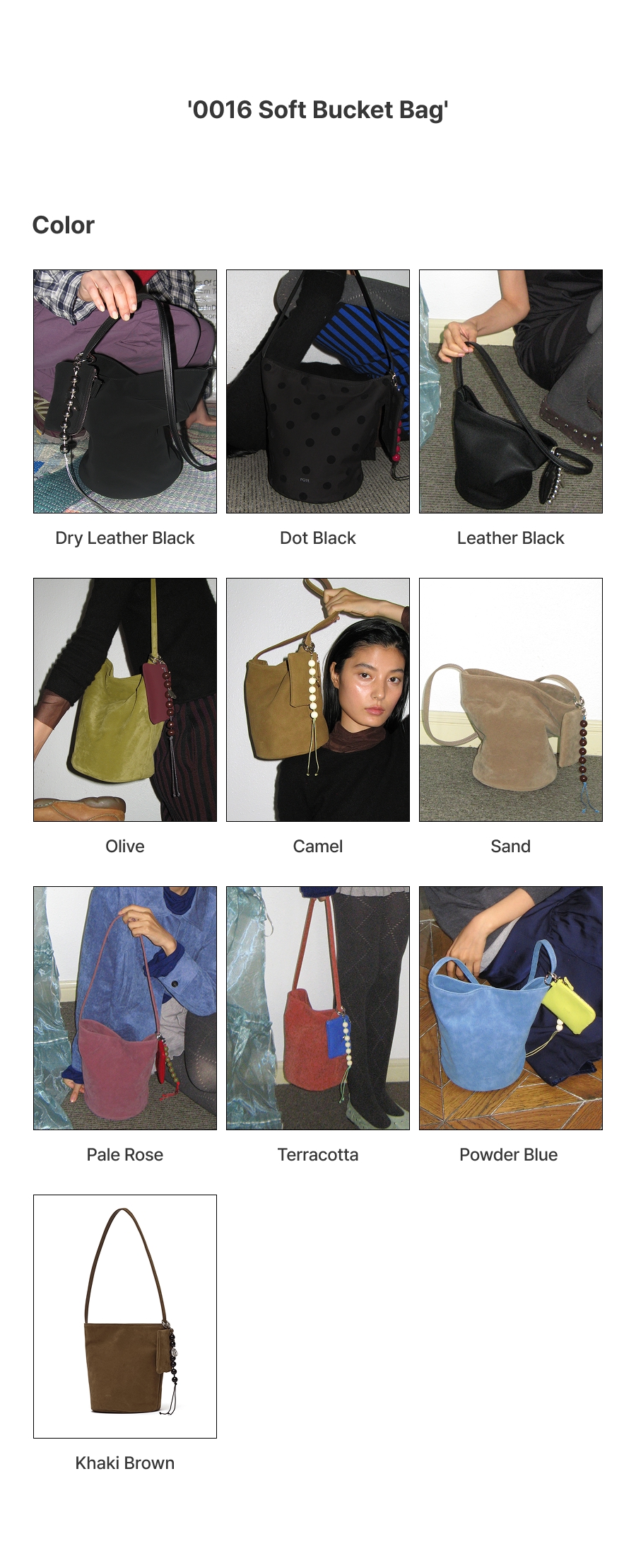 0016 Soft Bucket Bag_Pale Rose