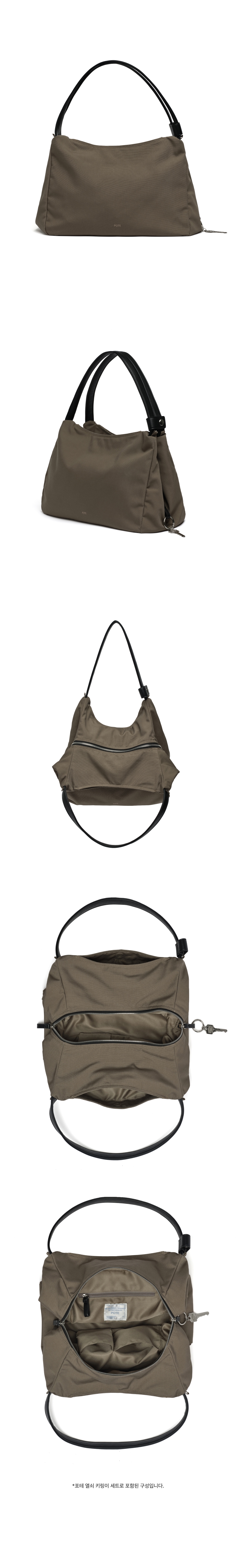 0018 One Drop Shoulder Bag_Dry Leather Black