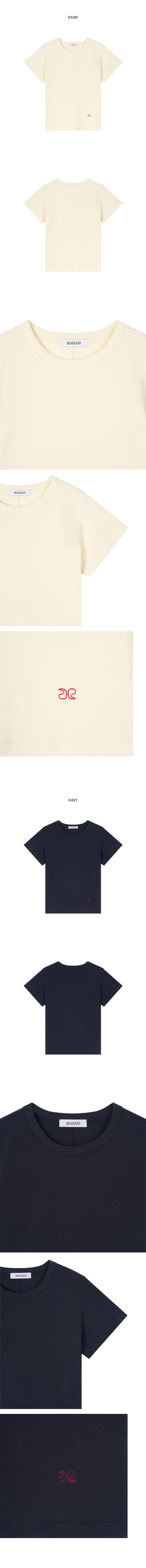Sei Center Seam Cotton T-Shirt(3 COLORS)