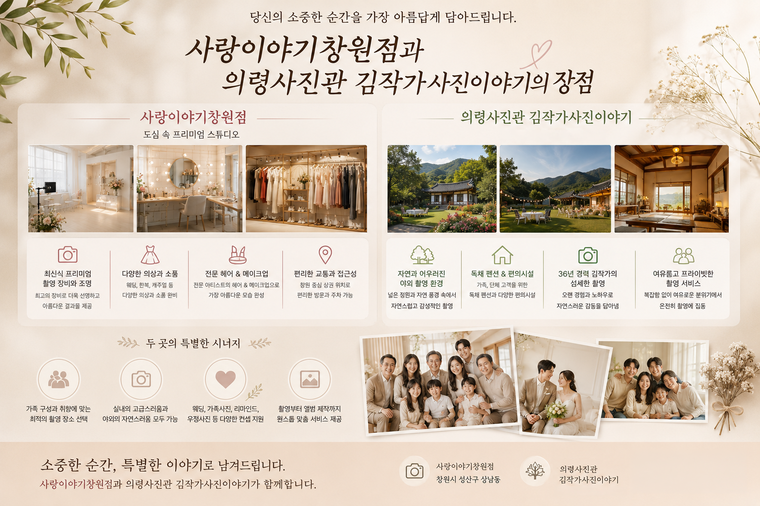 창원&의령 소가족사진상품