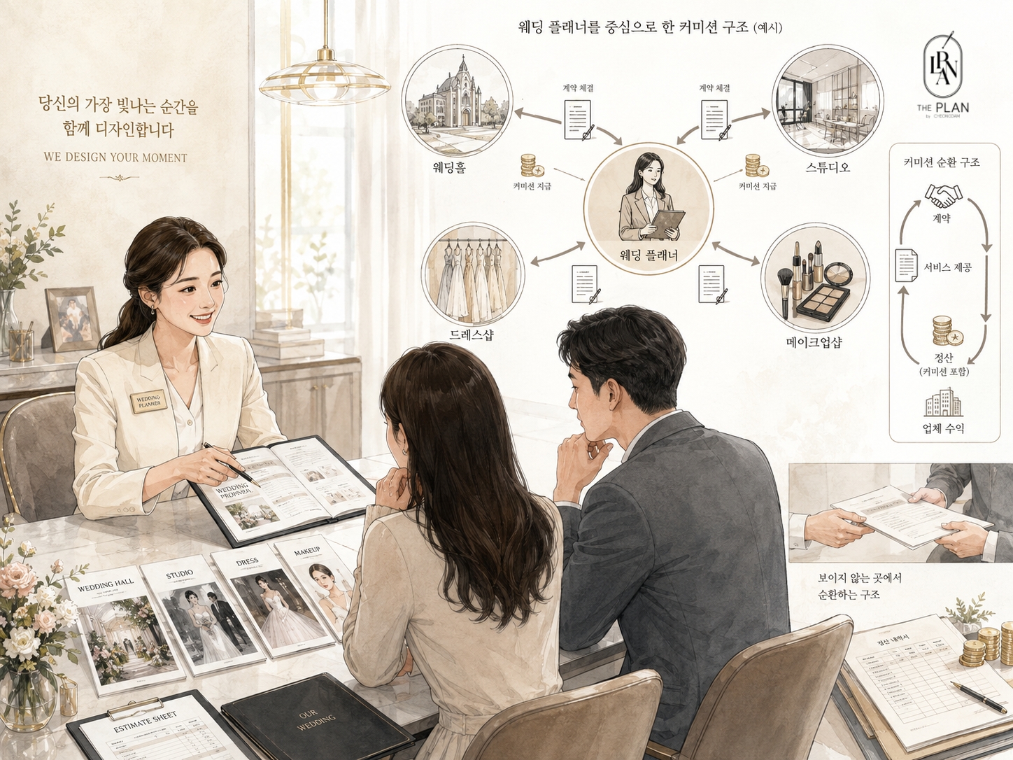 웨딩플래너 수수료 확인하기