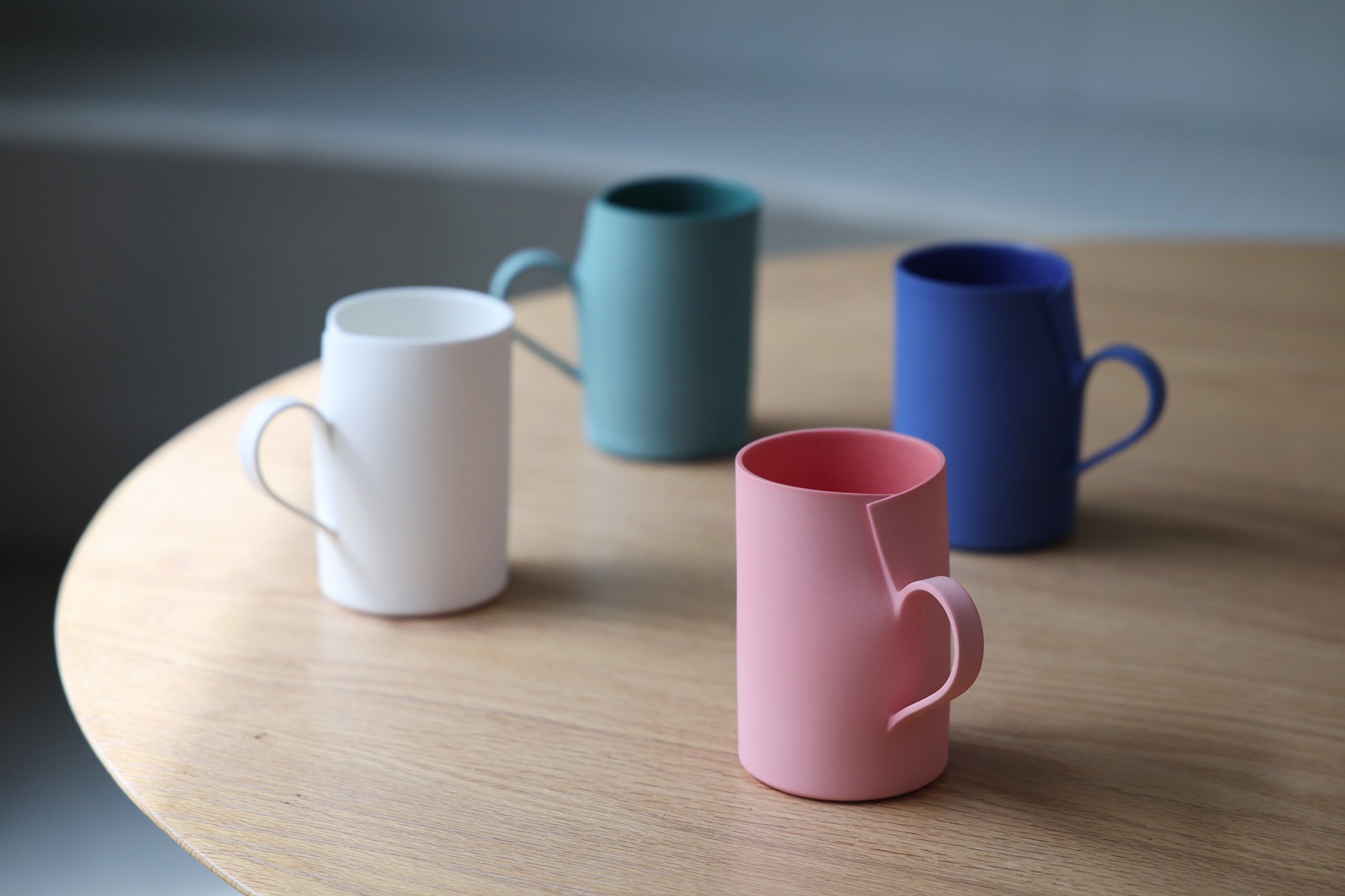 Cut & Fold Mug (petal pink) - 컷&폴드 페탈 핑크