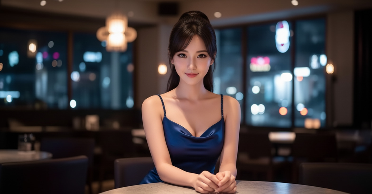 송파 노래방을 소개하는 모델2