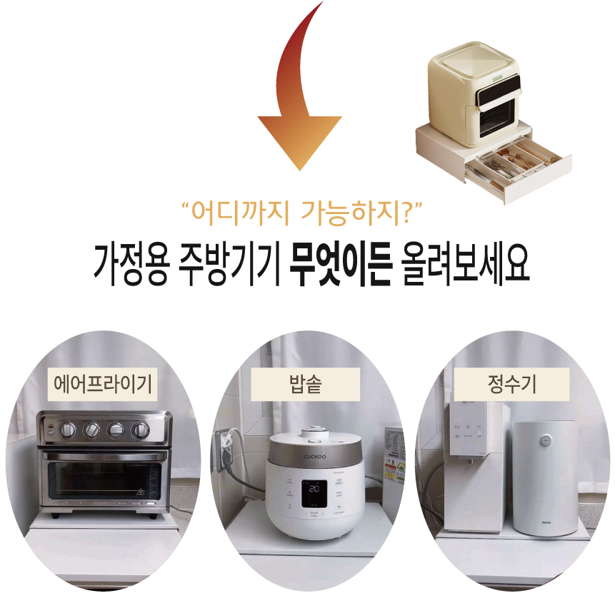 [공동구매] 콩순이네 X 호랑소랑 | 2단 주방선반 S/L