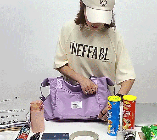확장형 대용량 접이식 보스턴백