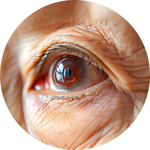 녹내장 증상 - 충혈