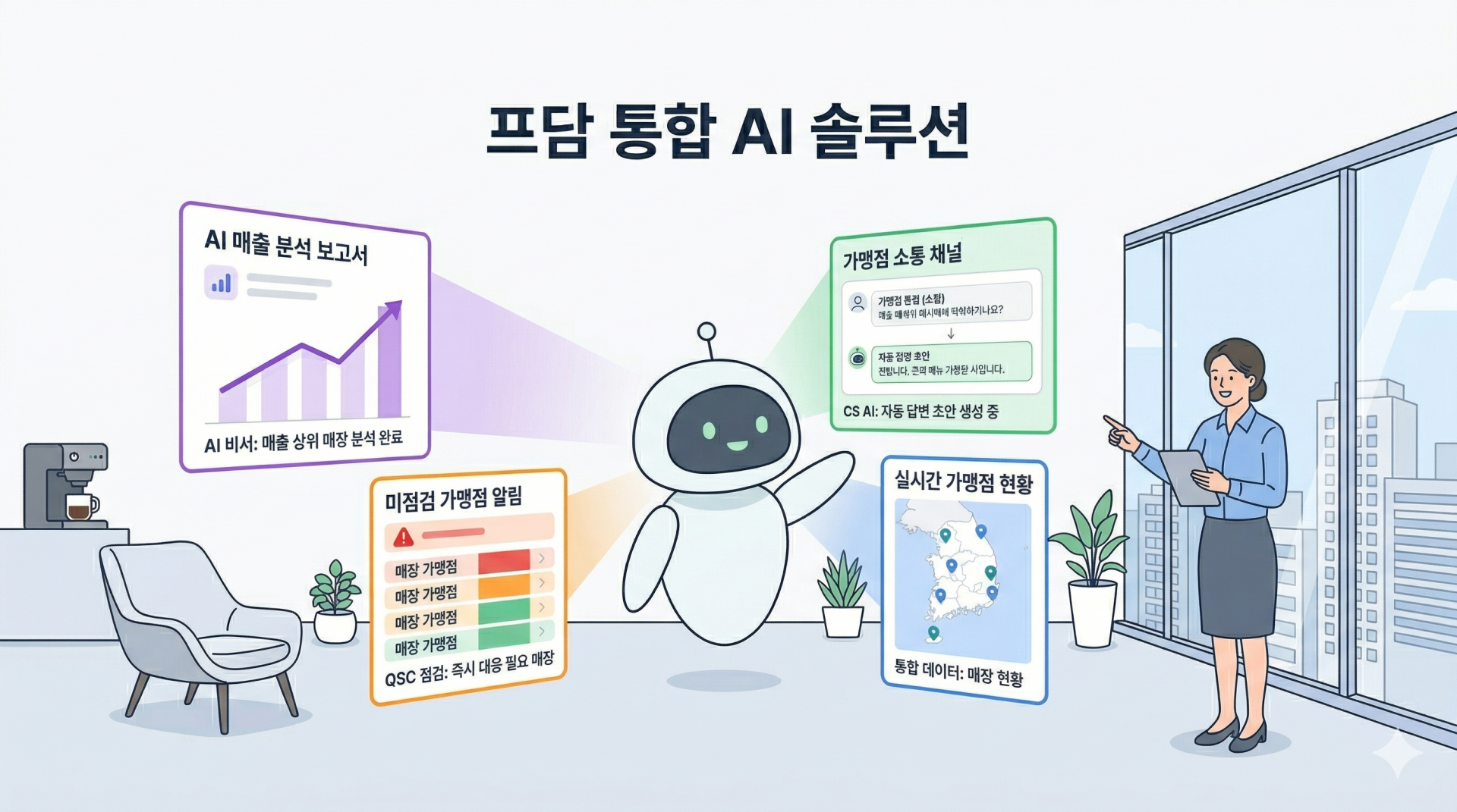 프담 AI 비서와 CS AI