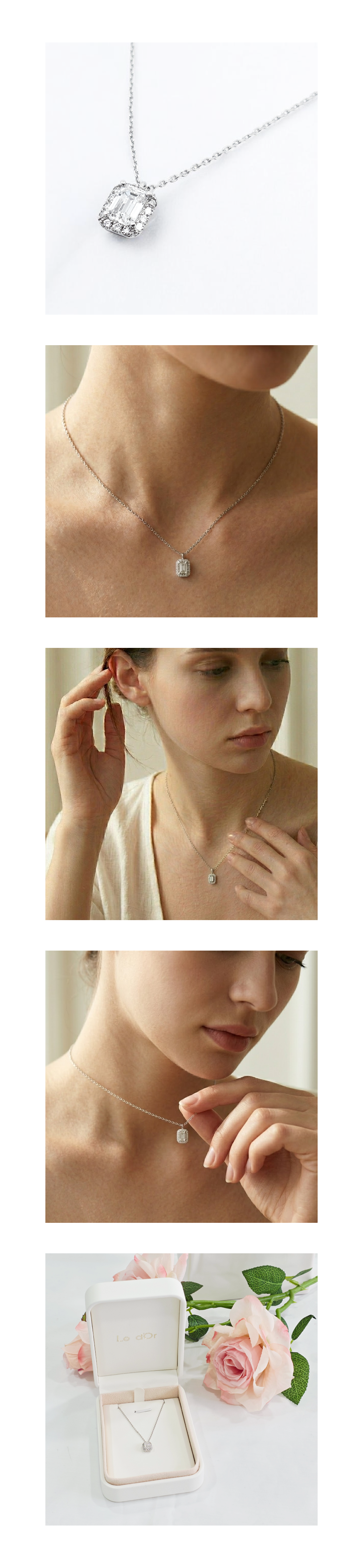 LUMIÈRE HALO NECKLACE 루미에르 헤일로 네크리스