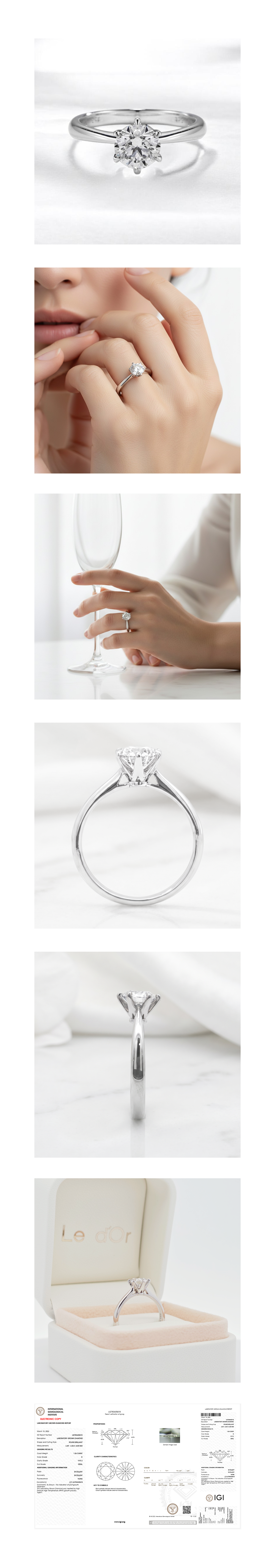 ÉCLAT CLASSIC RING 에끌라 클래식 링 1캐럿