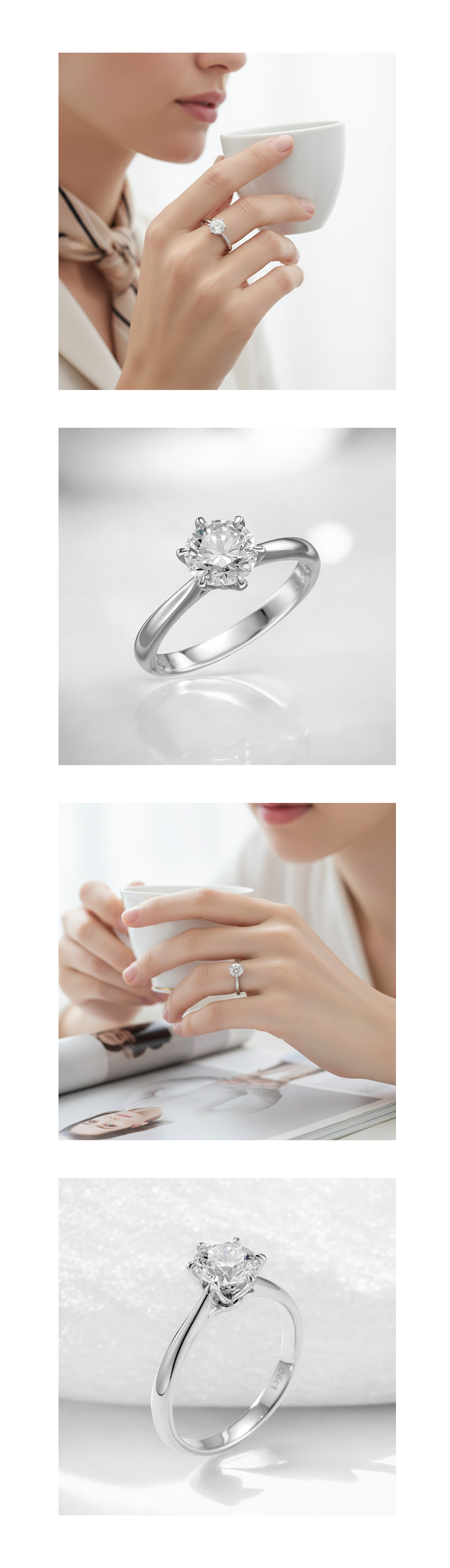 ÉCLAT CLASSIC RING 에끌라 클래식 링 1캐럿