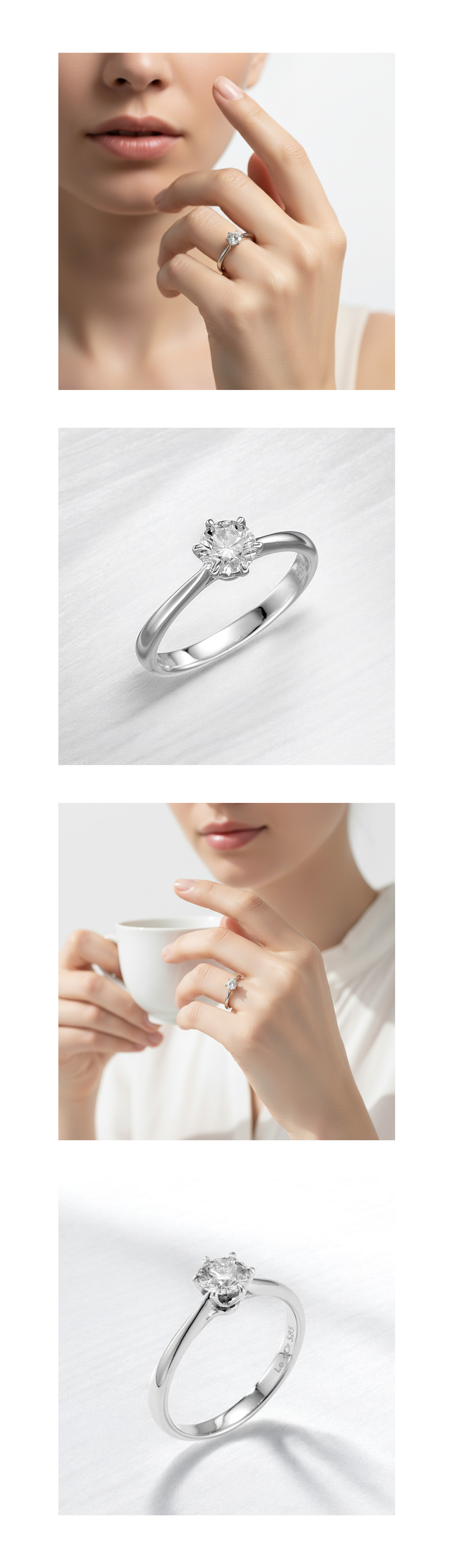 ÉCLAT CLASSIC RING 에끌라 클래식 링 0.5캐럿