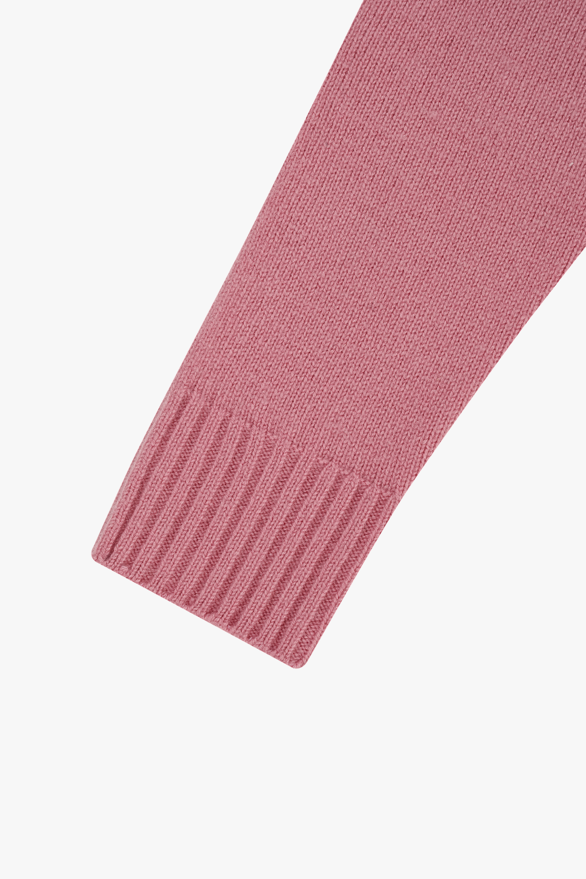 [캐시미어100] 미드게이지 베이직 라운드넥 PINK