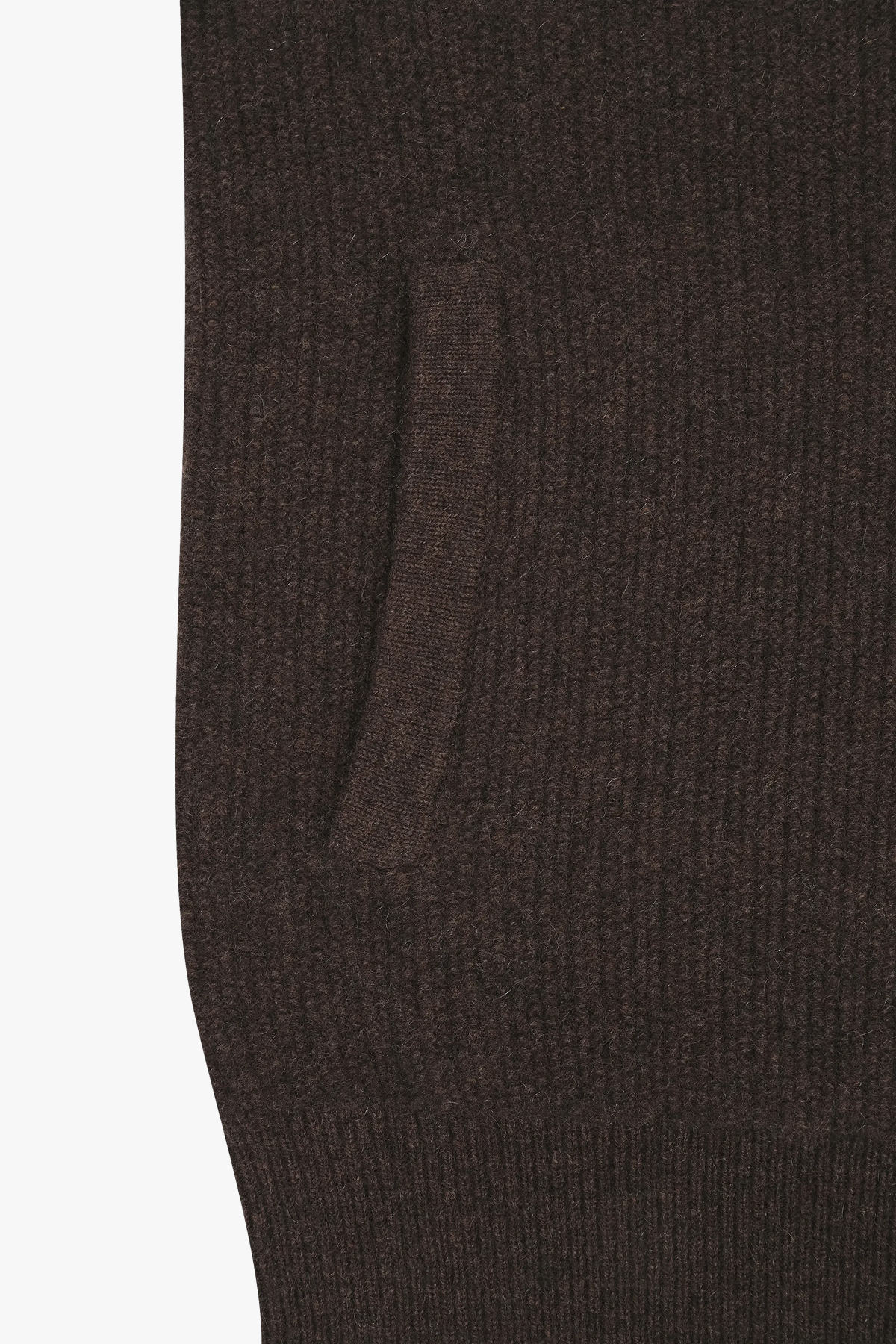 [캐시미어100] 집업 가디건 MAHOGANY BROWN
