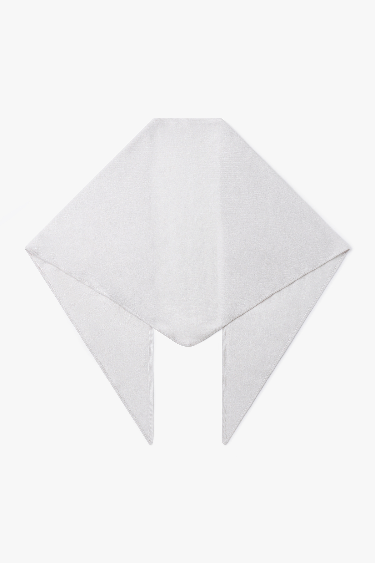 [캐시미어100] 삼각 숄 머플러 LIGHT MELANGE GRAY