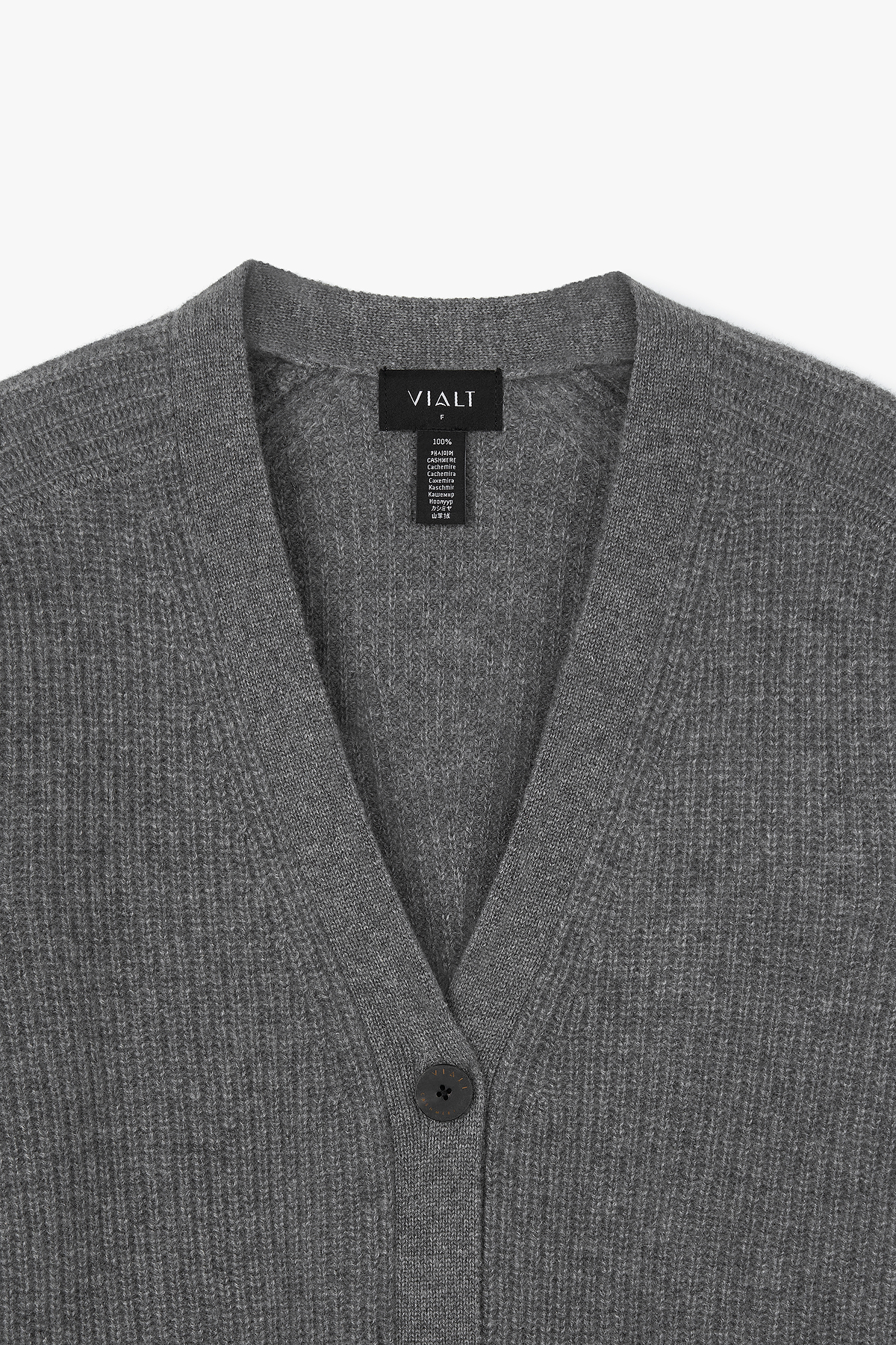 [캐시미어100] 하찌 롱 가디건 STEEL GRAY