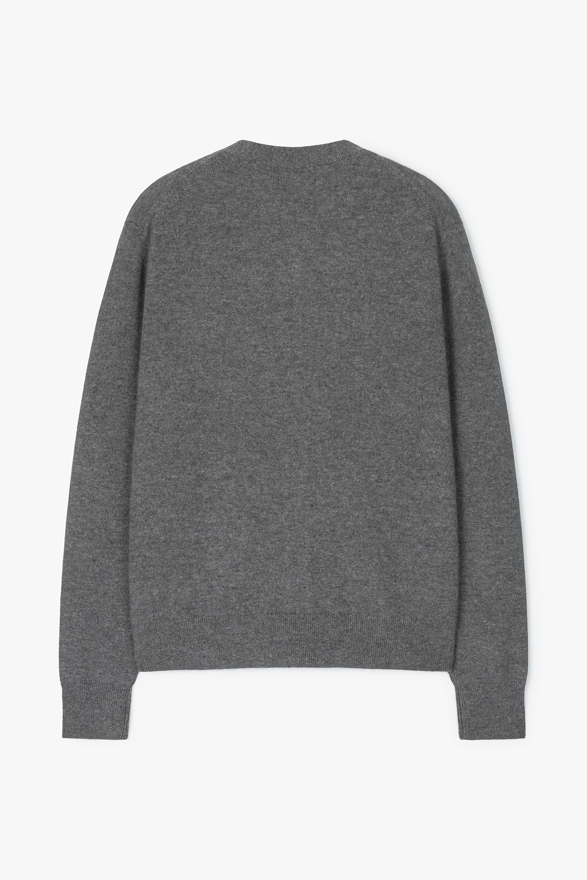 [캐시미어100] 베이직 브이넥 가디건 STEEL GRAY