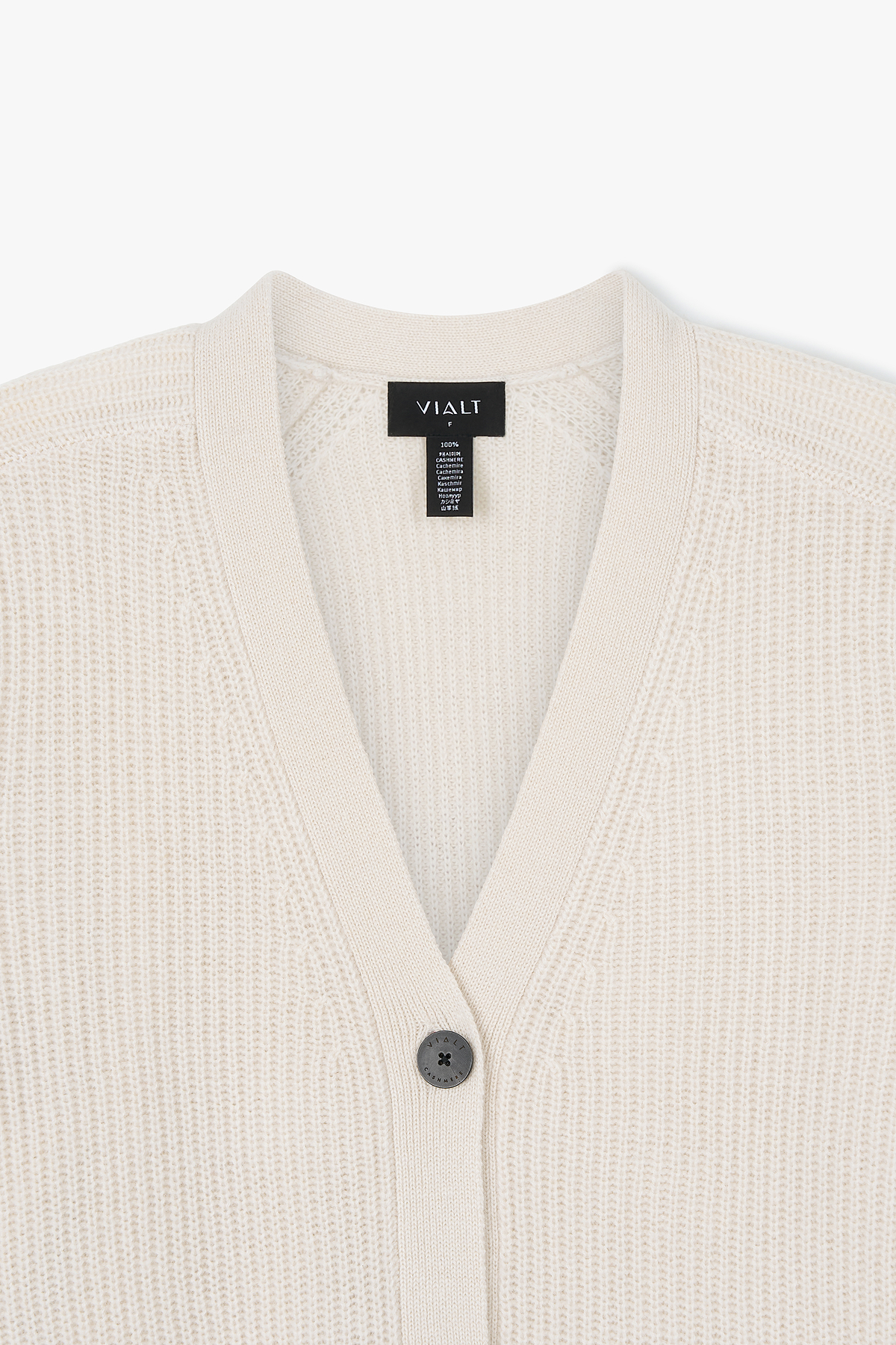 [캐시미어100] 하찌 롱 가디건 NATURAL WHITE