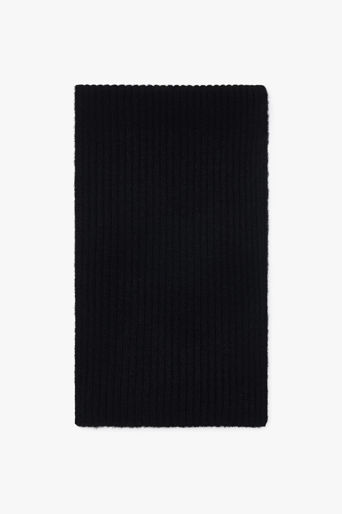 [캐시미어100] 베이직 립 머플러 BLACK