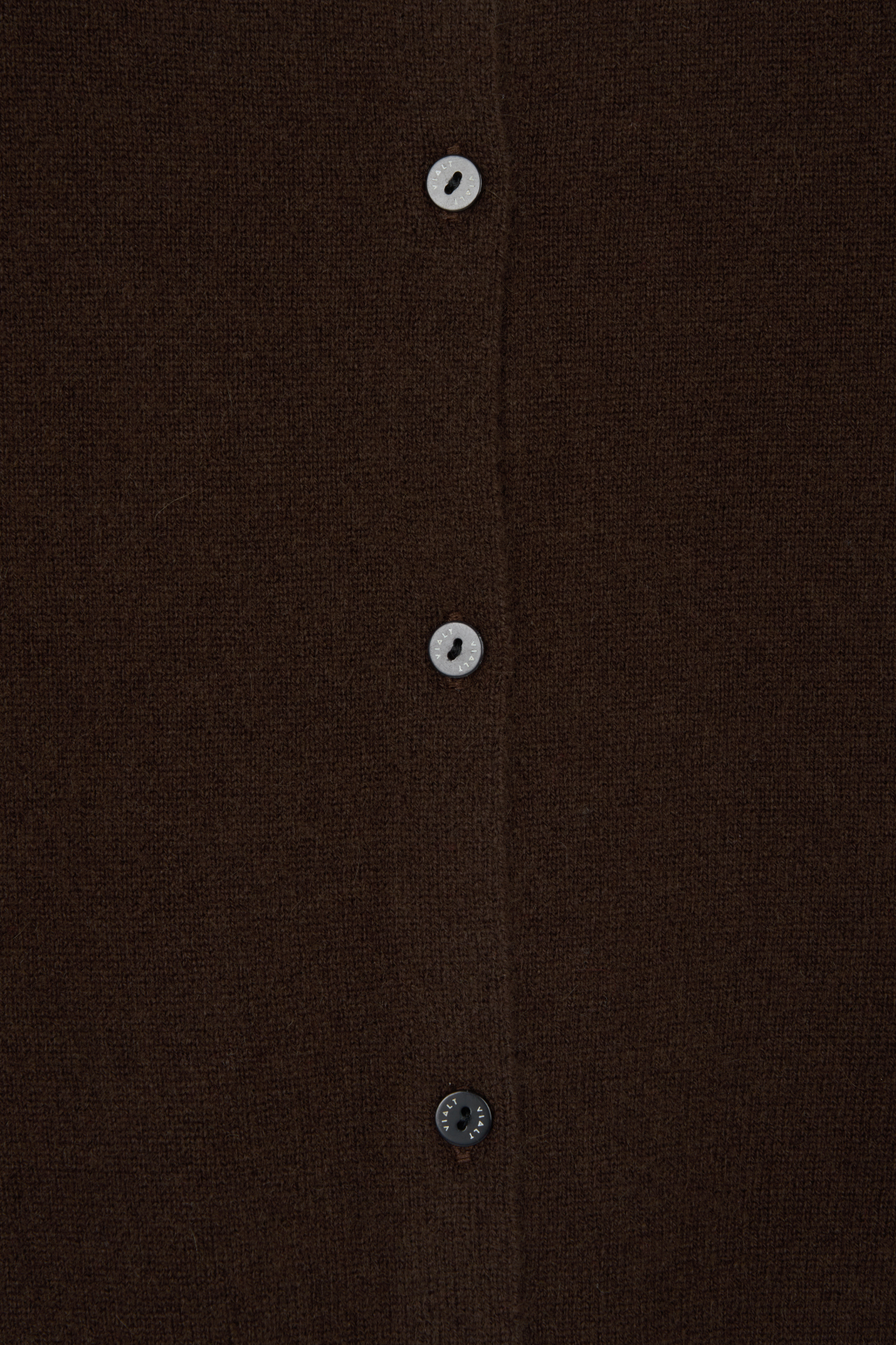 [캐시미어100] 베이직 라운드넥 가디건 CHOCO BROWN