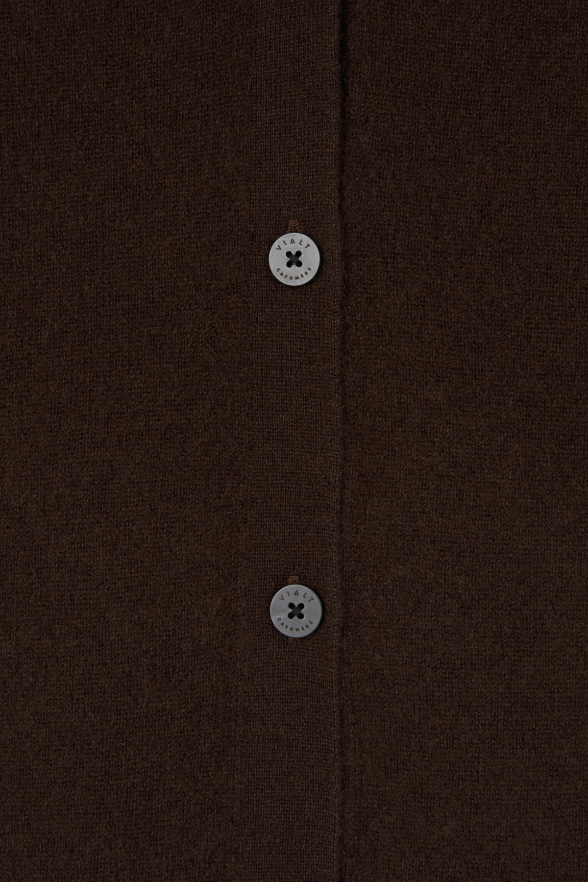 [캐시미어100] 베이직 브이넥 가디건 CHOCO BROWN