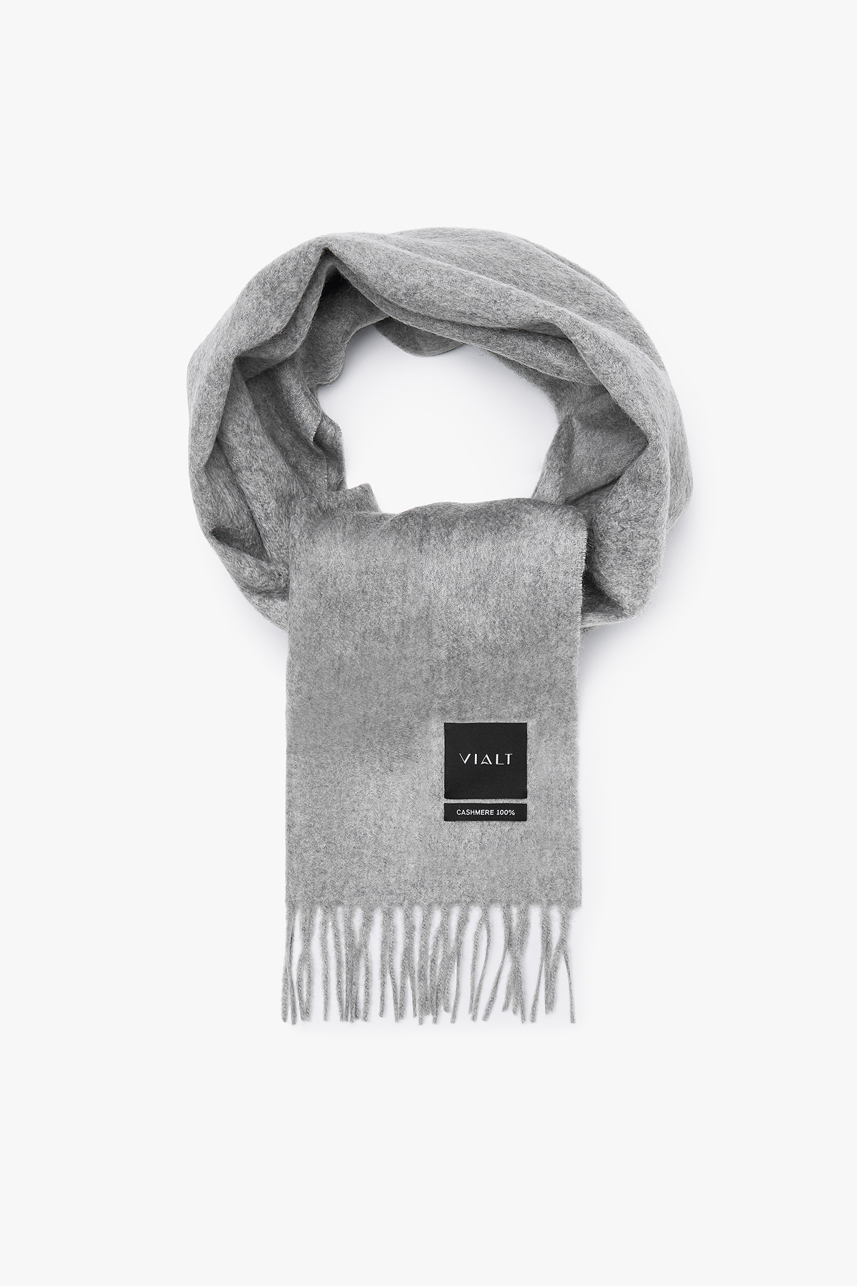 [캐시미어100] 베이직 머플러 MID GRAY