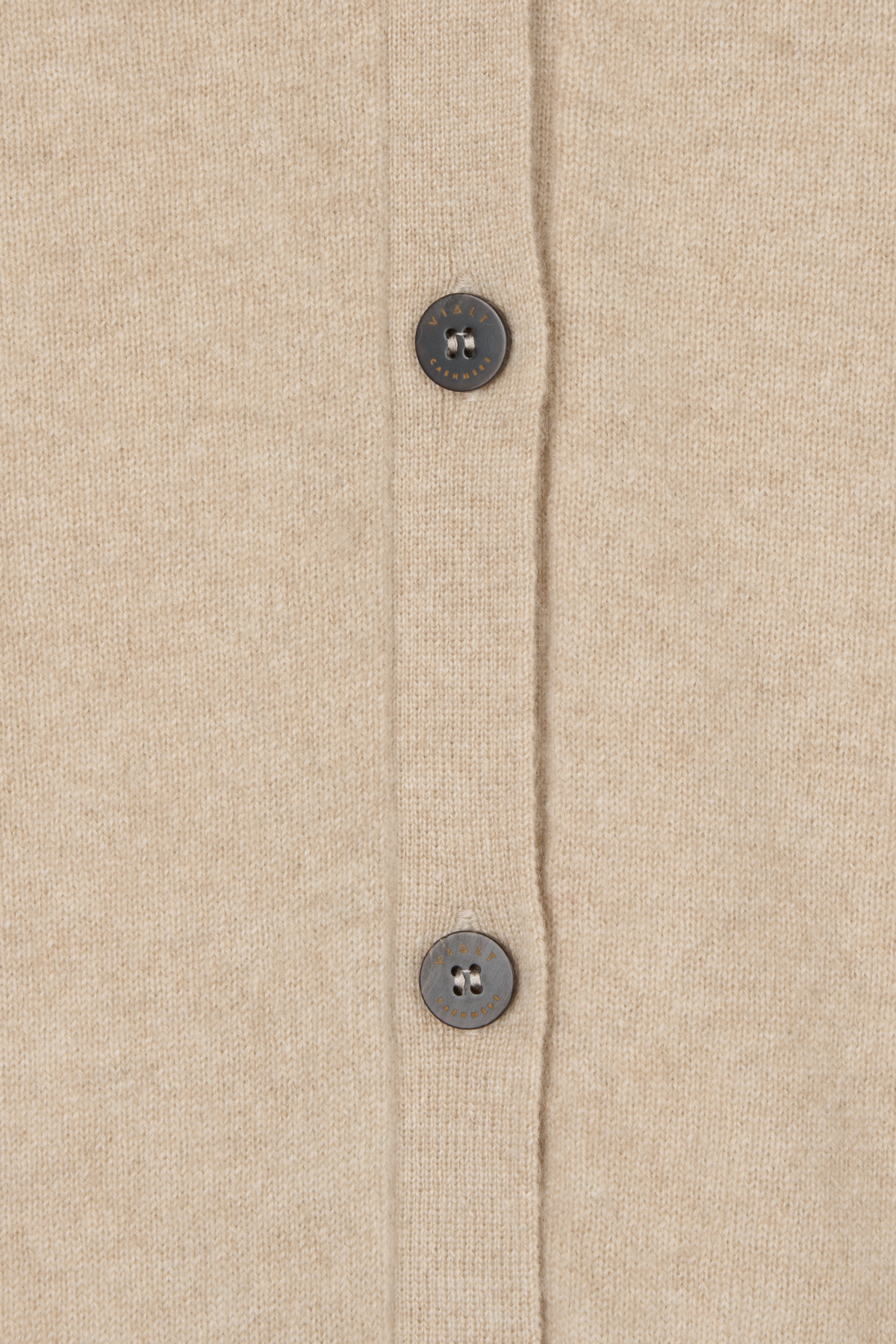 [몽골 캐시미어100] 오가닉 브이넥 가디건 NATURAL BEIGE