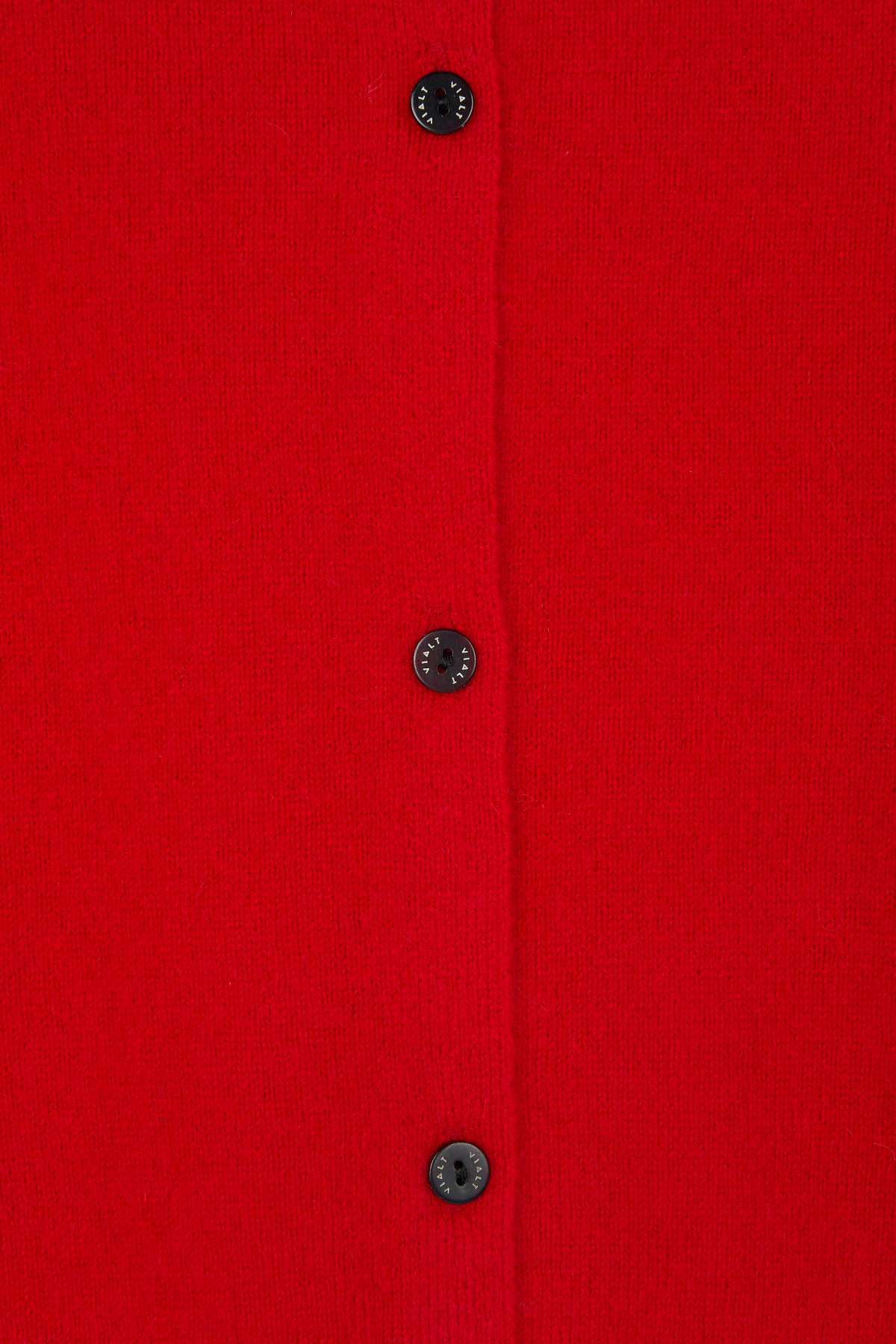 [캐시미어100] 베이직 라운드넥 가디건 RED