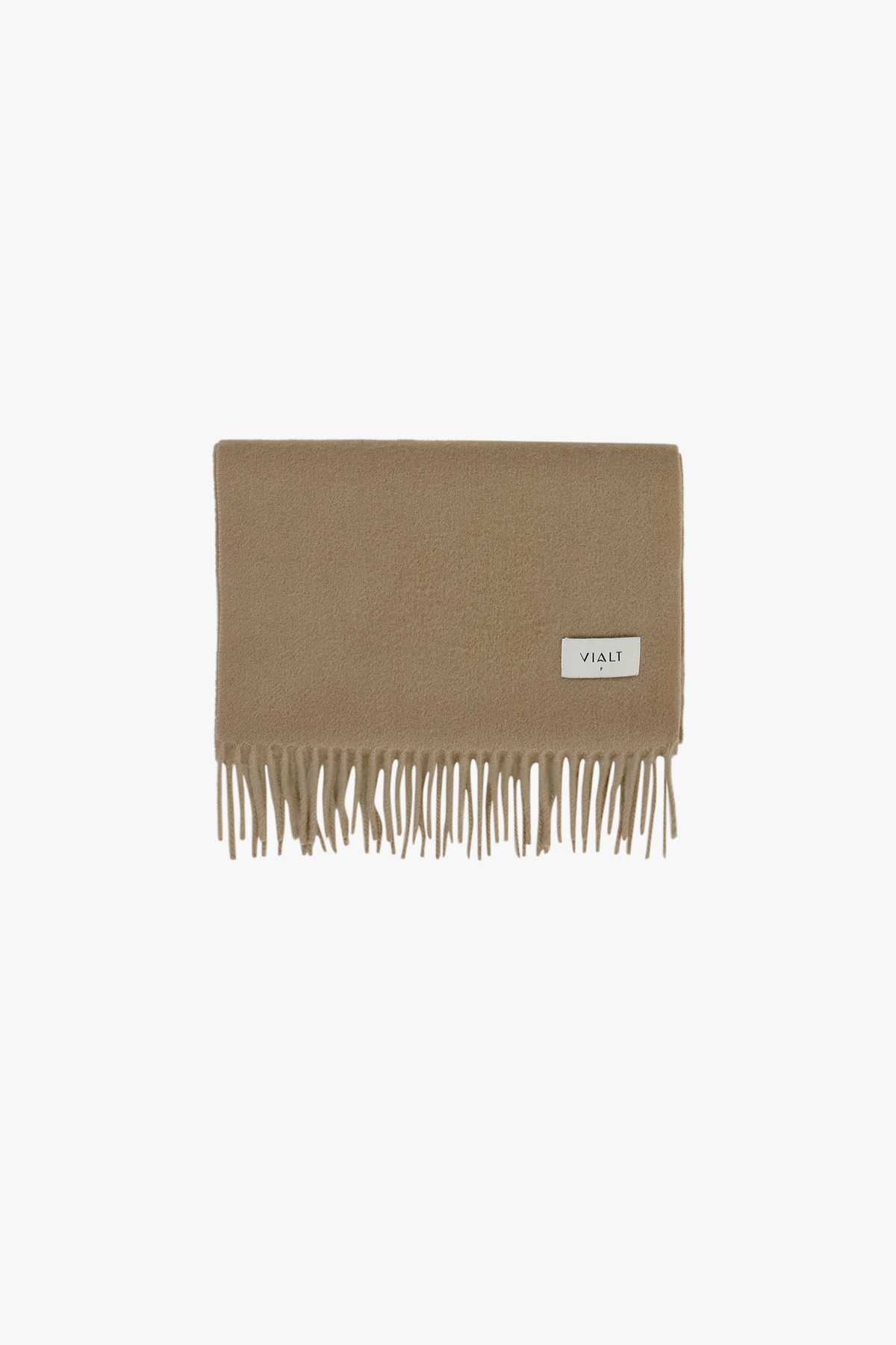 [캐시미어100] 베이직 프링지 머플러 BEIGE