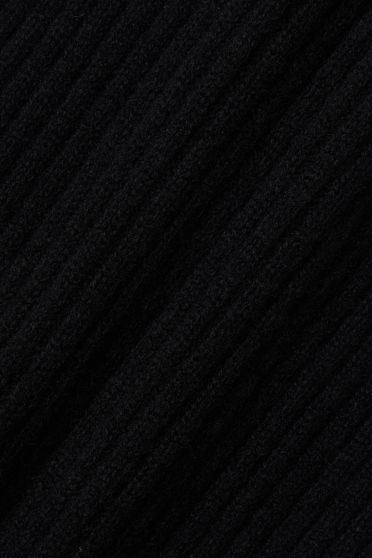 [캐시미어100] 베이직 립 머플러 BLACK