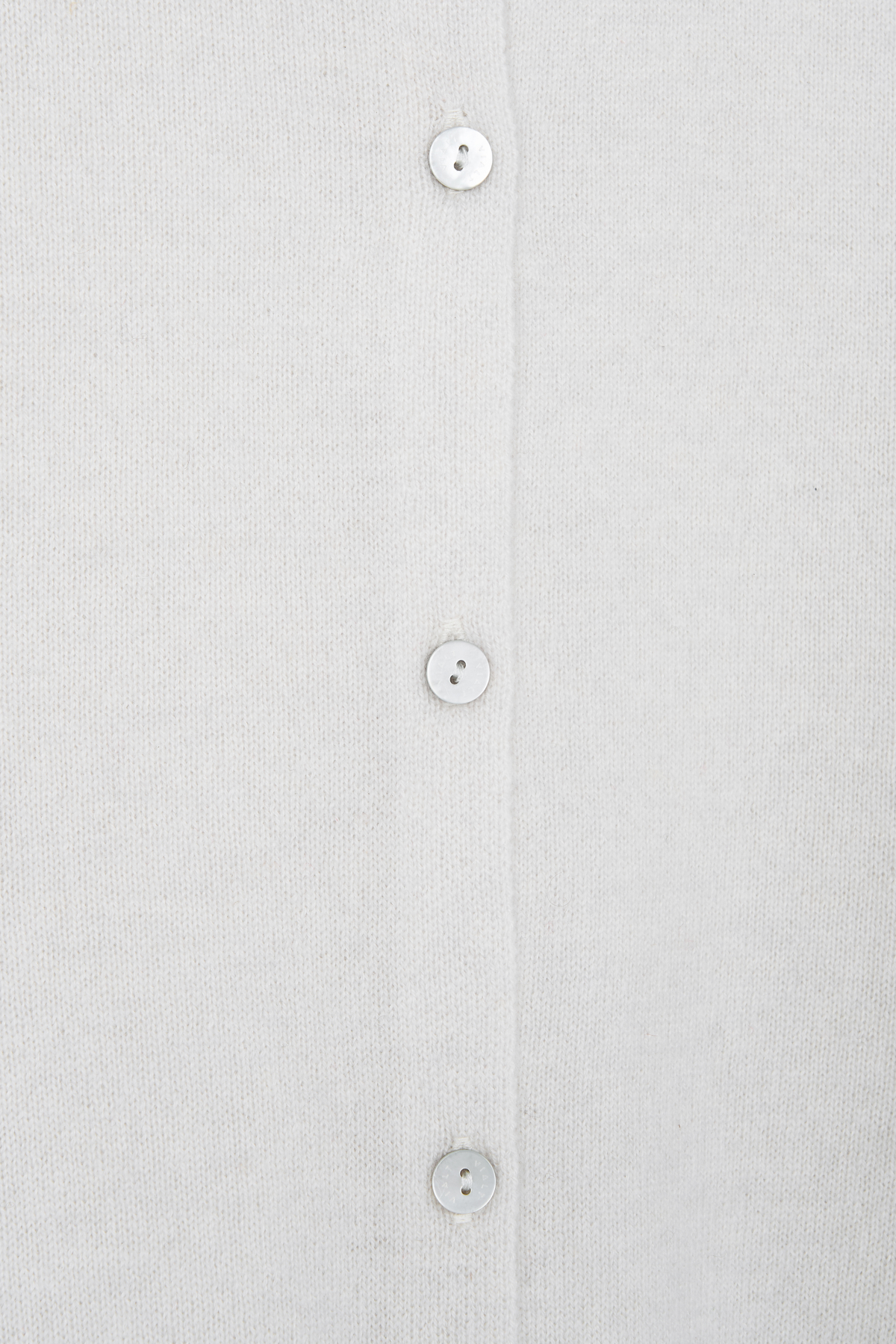 [캐시미어100] 베이직 라운드넥 가디건 LIGHT MELANGE GRAY