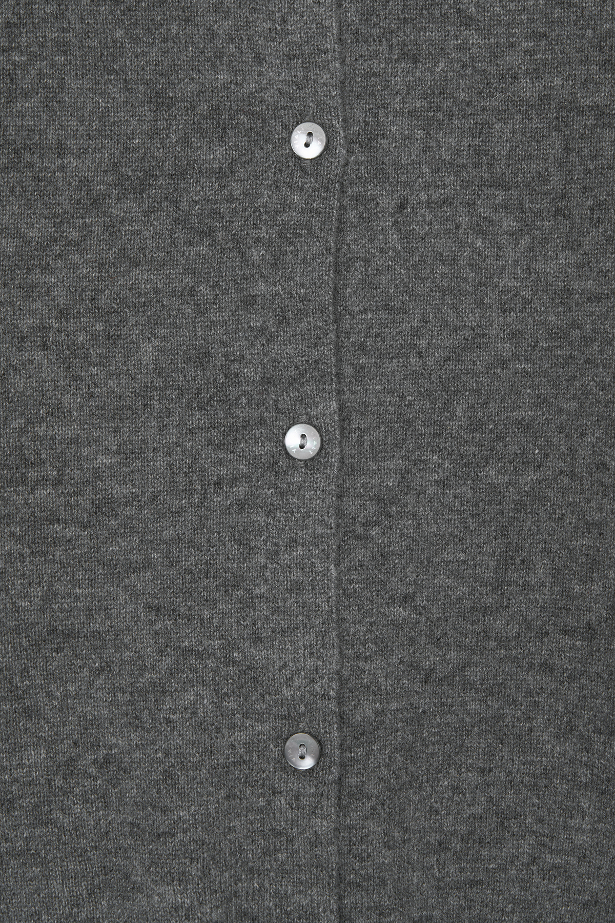 [캐시미어100] 베이직 라운드넥 가디건 STEEL GRAY