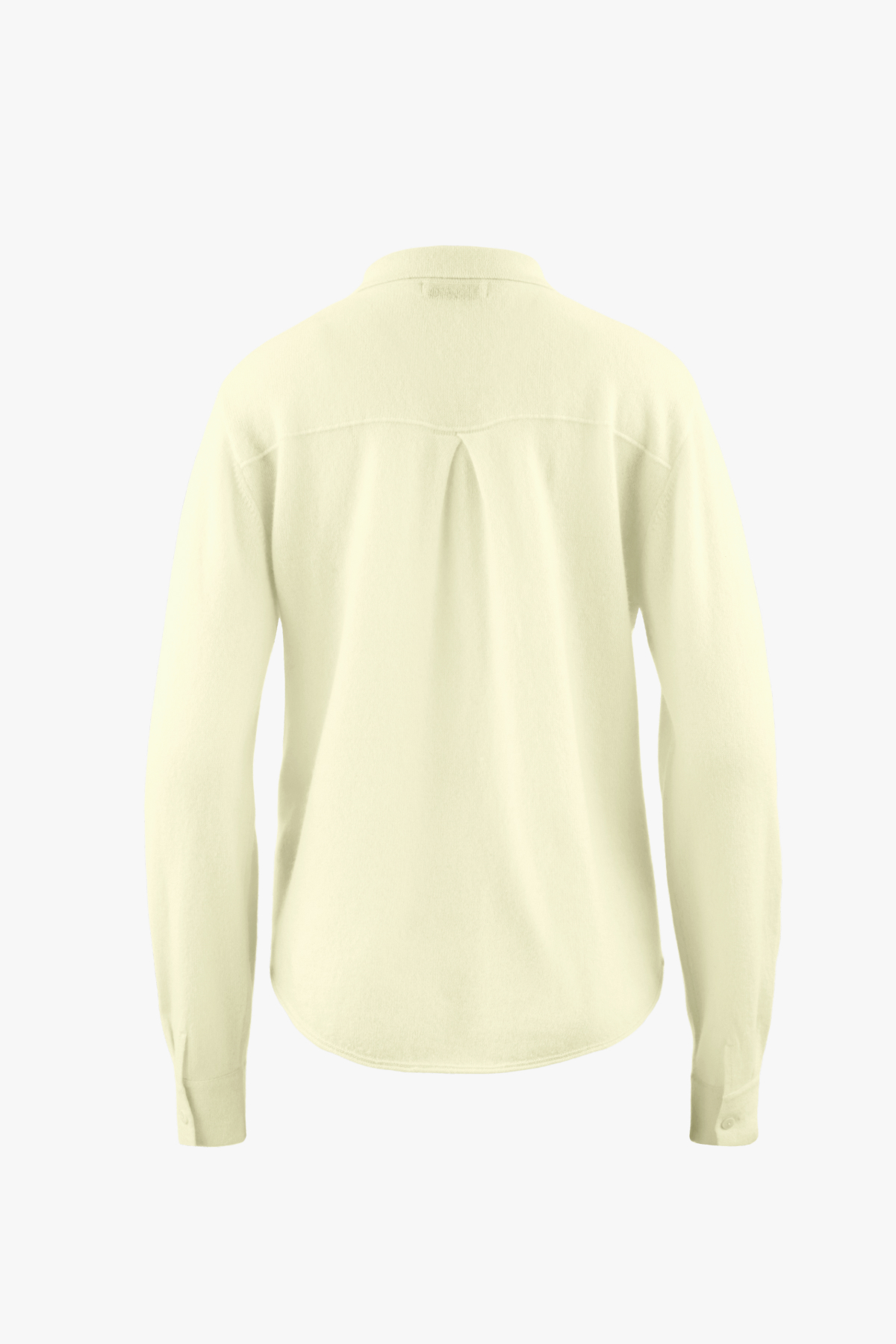 [캐시미어100] 마카롱 니트 셔츠 LEMON GREEN