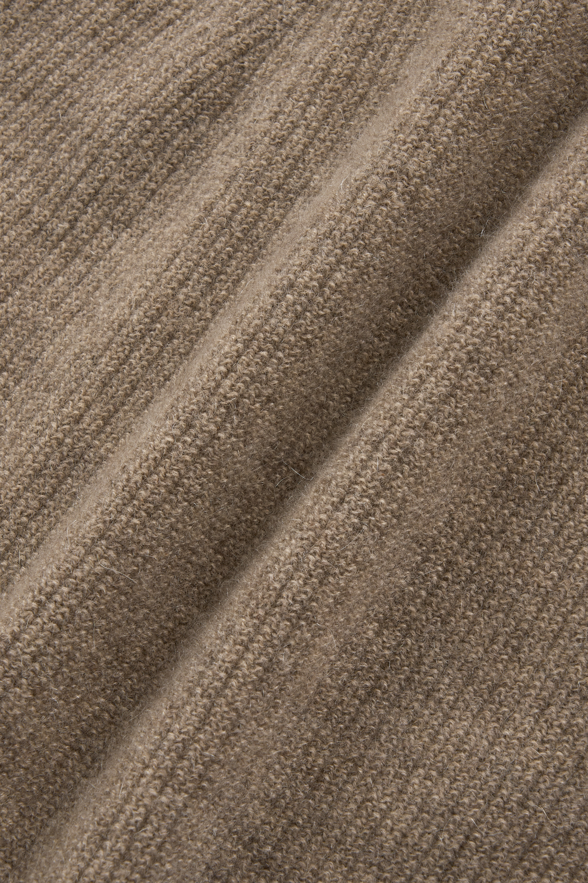 [캐시미어100] 베이직 후드 가디건 NATURAL BROWN