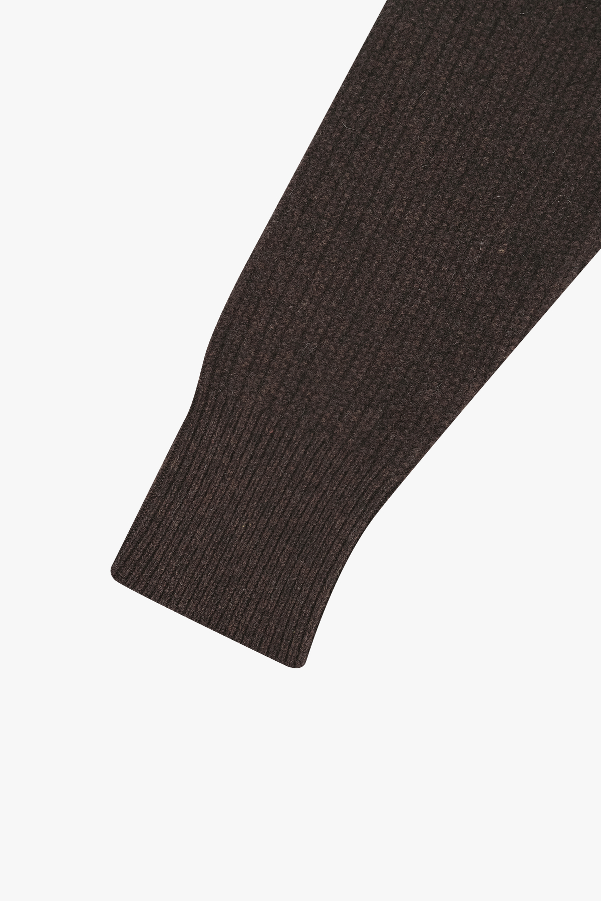 [캐시미어100] 집업 가디건 MAHOGANY BROWN