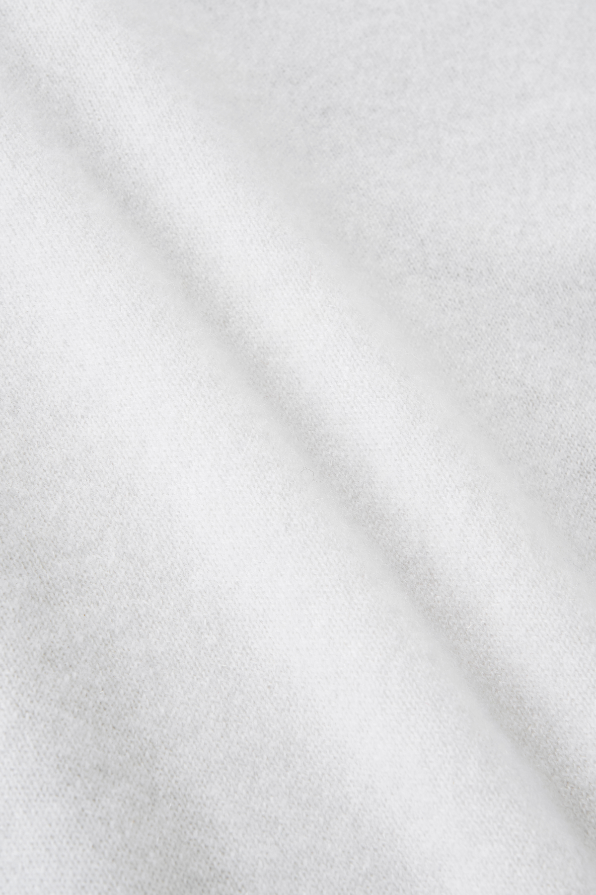 [캐시미어100] 베이직 반팔 니트 LIGHT MELANGE GRAY