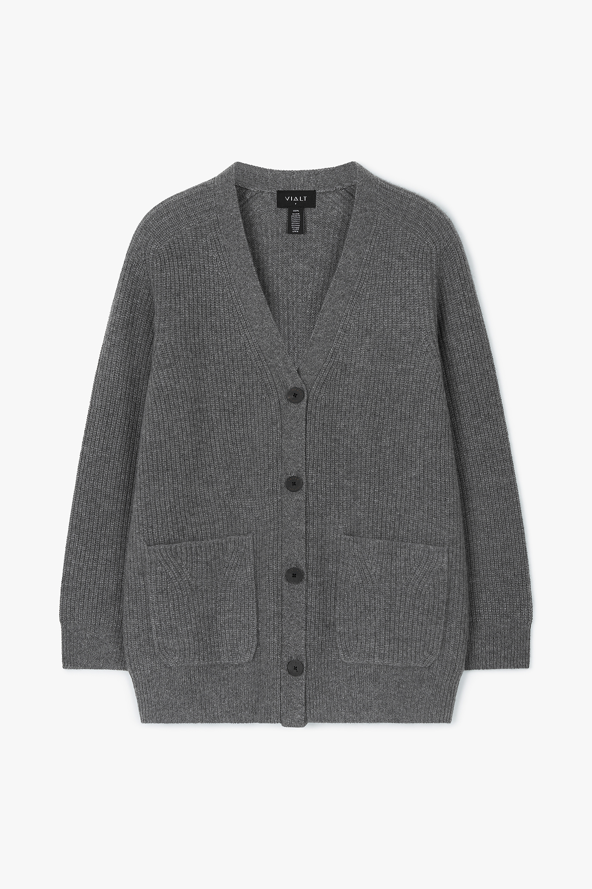 [캐시미어100] 하찌 롱 가디건 STEEL GRAY